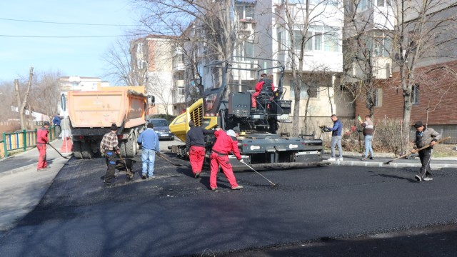 Primăria Cernavodă a încheiat lucrările pe strada Saint Sebastian Sur Loire