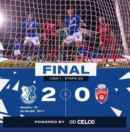 Fotbal - Liga I: Farul Constanţa şi-a asigurat prezenţa în play-off, după 2-0 cu FC Botoşani
