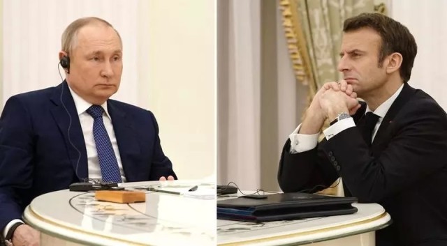 Putin i-a transmis lui Macron că-şi va atinge obiectivele în Ucraina, 