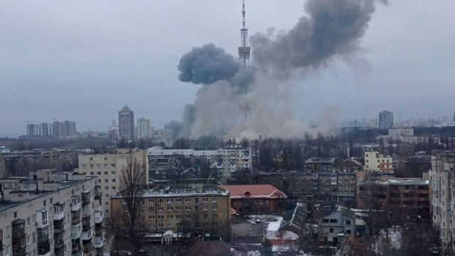 Ruşii au bombardat Memorialul Holocaustului din Kiev