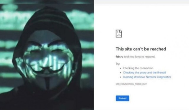 Site-ul Serviciului Federal de Securitate din Rusia, închis de hackerii de la Anonymous