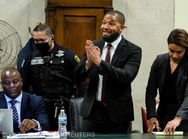Actorul american Jussie Smollett, condamnat la închisoare pentru înscenarea unei agresiuni rasiste împotriva sa
