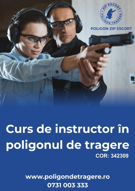 Zip Escort organizează cursuri pentru instructor în poligonul de tragere