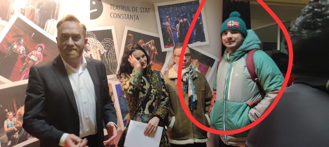 Actorul Alex Bogdan, de la Mondenii, prezent la Teatrul de Stat din Constanța