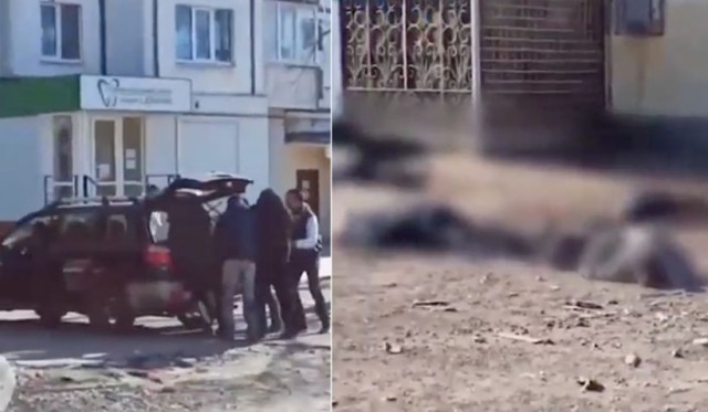 Ucraineni uciși de ruși în timp ce stăteau la coadă la pâine, în Cernihiv. Video