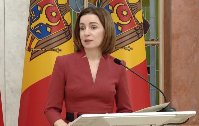  Maia Sandu cere să fie respectate hotarele republicii, după ce rachete ruse au survolat spaţiul său aerian