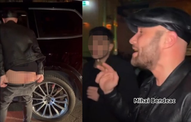Jenant! Mihai Bendeac, beat mort, și-a dat pantalonii jos în mijlocul străzii. Video