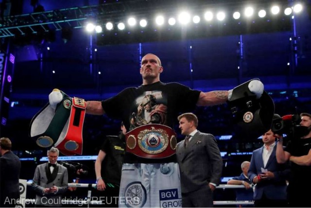 Box: Oleksandr Usik a părăsit Ucraina pentru a pregăti revanşa cu Anthony Joshua