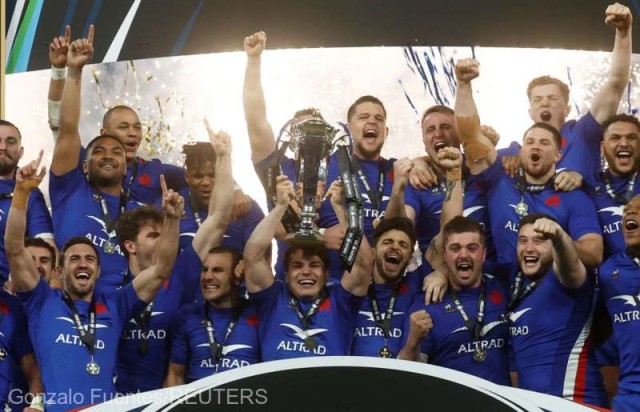 Rugby: Trofeul Six Nations, pierdut în timpul petrecerii selecţionatei Franţei