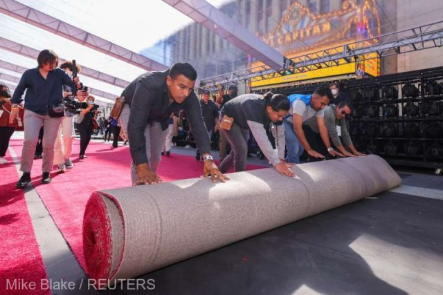 OSCAR 2022: Covorul roşu, desfăşurat din nou după doi ani, înainte de gala de duminică