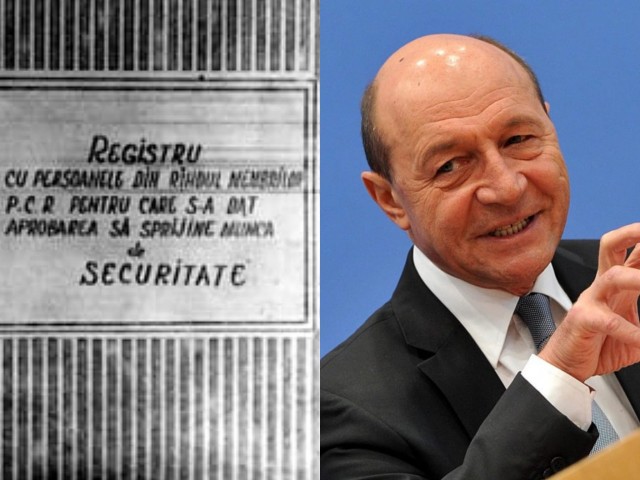 Definitiv! Băsescu, alias Petrov, colaborator al Securității