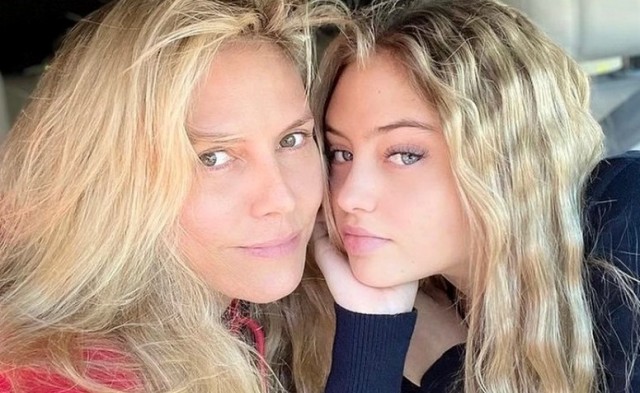Leni Klum, copie la indigo a lui Heidi! La 17 ani, „curtată