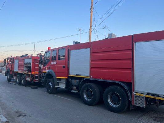 Pompierii au intervenit în Cumpăna pentru lichidarea unui incendiu