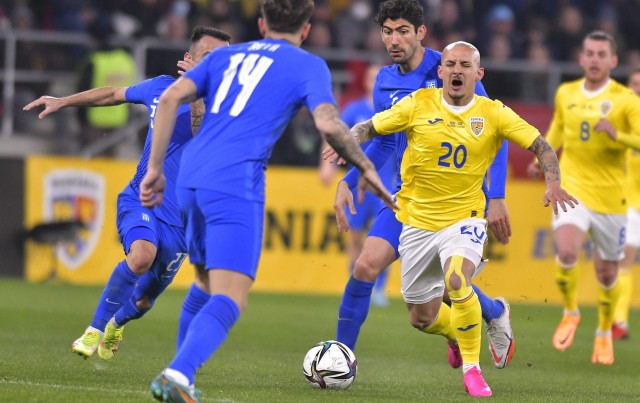 Naționala de fotbal, decimată de COVID, după eșecul din amicalul cu Grecia