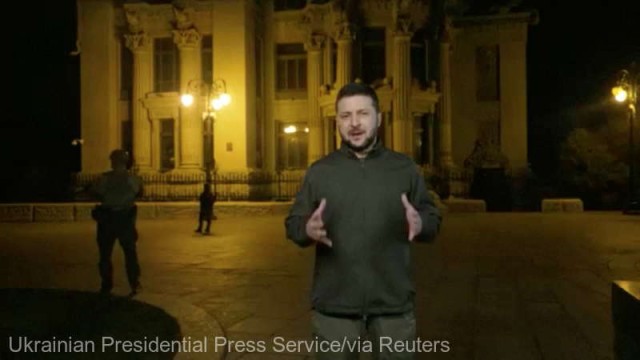 Zelenski: Situaţia în sudul Ucrainei şi în Donbas rămâne extrem de dificilă
