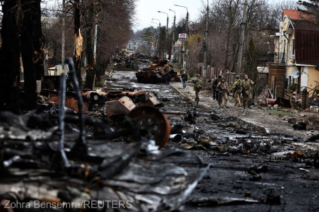 Cadavrele a 410 civili au fost găsite în teritoriile recent eliberate, în apropiere de Kiev