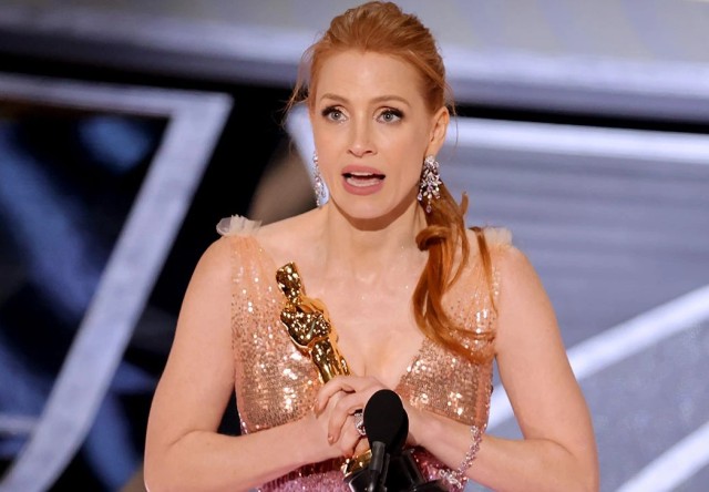OSCAR 2022: Jessica Chastain a câştigat premiul pentru cea mai bună actriţă în rol principal