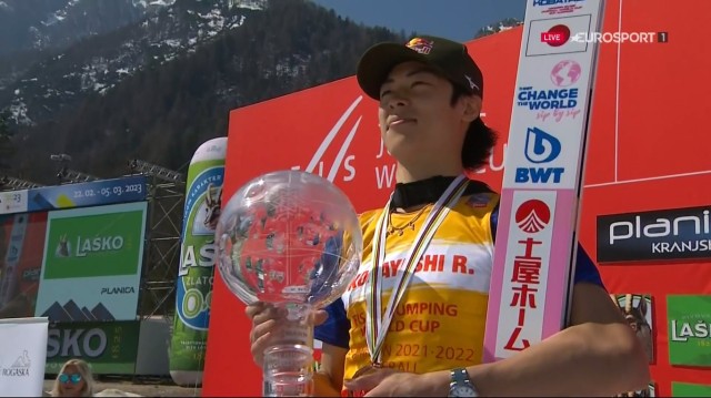 Sărituri cu schiurile: Japonezul Ryoyu Kobayashi a câştigat pentru a doua oară Cupa Mondială