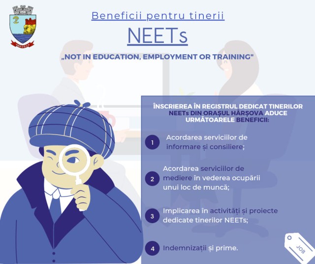 Primăria Hârșova, ajutor pentru tinerii șomeri