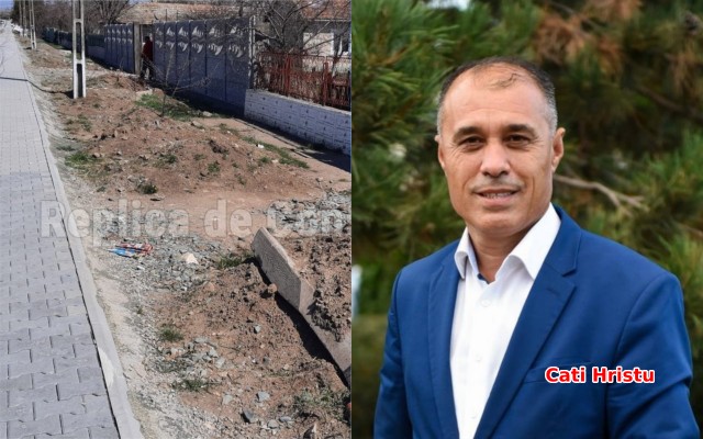 Cati Hristu, acuzat că a modernizat aleile pietonale, cu dedicaţie! Video
