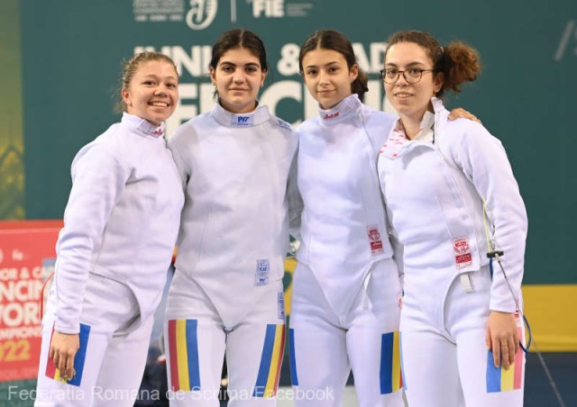 Scrimă: Echipa feminină de spadă a României, locul 5 la Mondialele de juniori