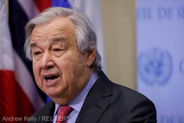 Secretarul general al ONU: Un 'armistiţiu general' umanitar 'nu pare posibil' în Ucraina