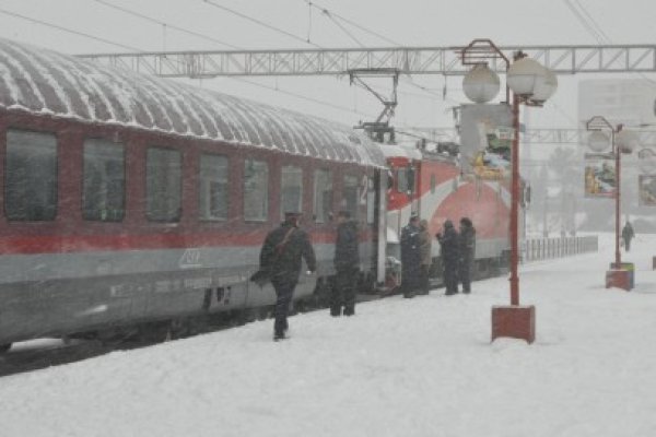 CFR SA: Trenurile de călători circulă în condiții normale pe magistrala feroviară București – Constanța