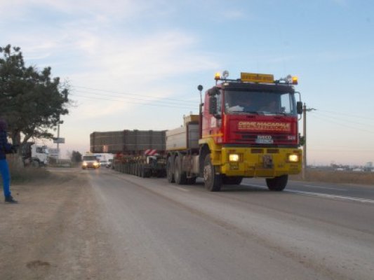 Transporturi agabaritice pe ruta Nădlac II PTF – Tulcea